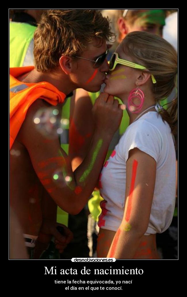 Mi acta de nacimiento -