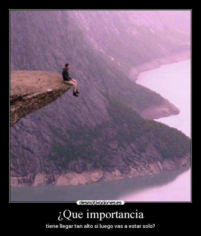 ¿Que importancia - 