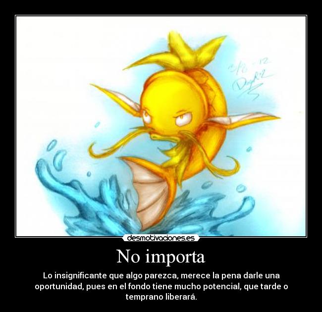 carteles magikarp tiene potencial shiny pokemon dnh2031 desmotivaciones