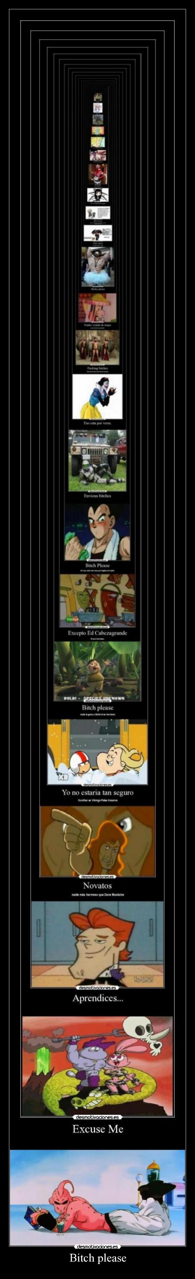 carteles anime dragon ball majinboo dexter walfa goku spartan halo dave mustaine bolbi vegeta ryuk dias desmotivaciones