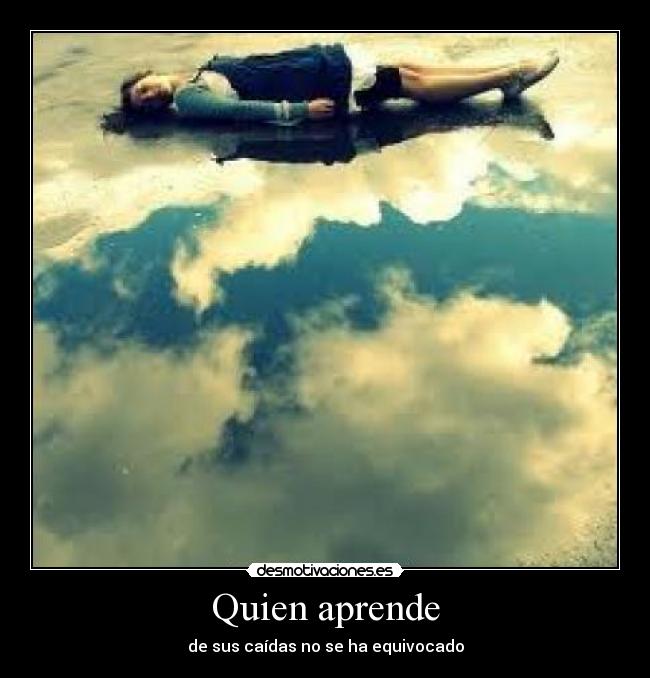 carteles quien aprende desmotivaciones
