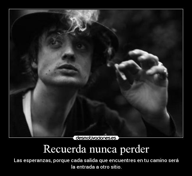 Recuerda nunca perder - 