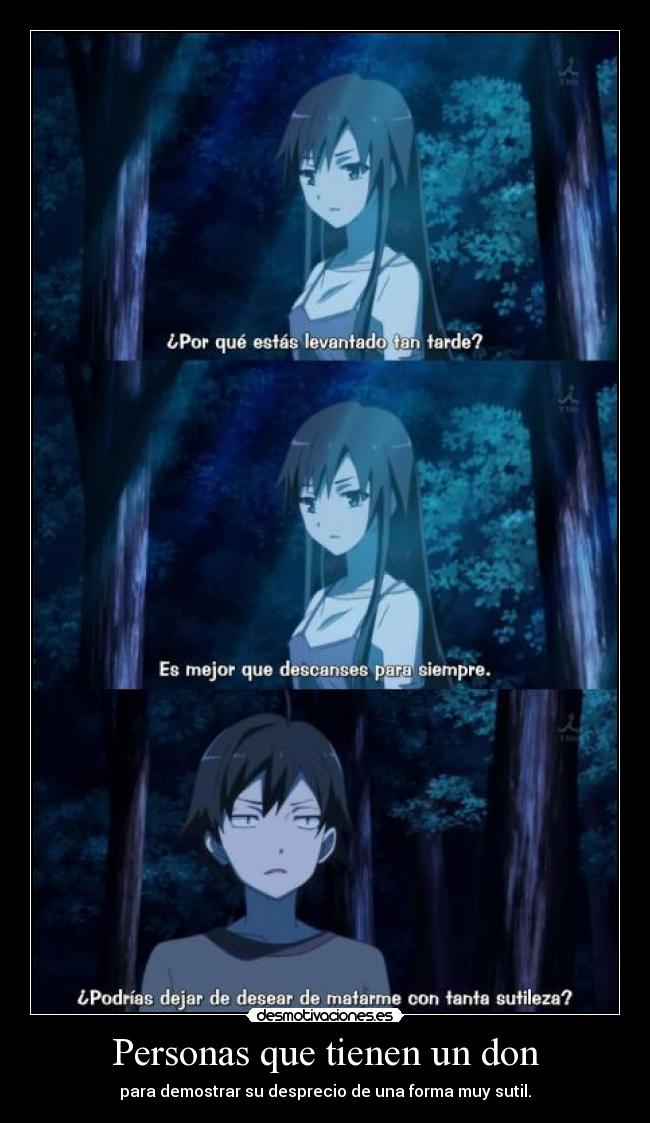 Personas que tienen un don -