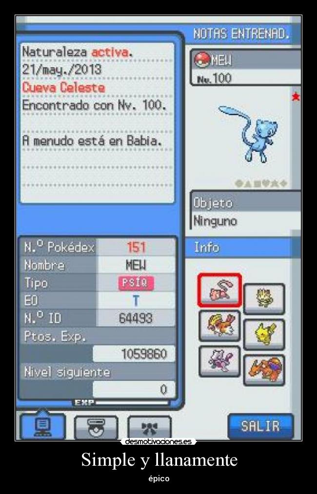 Simple y llanamente - épico