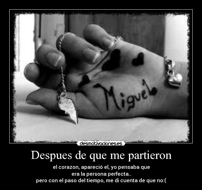Despues de que me partieron -
