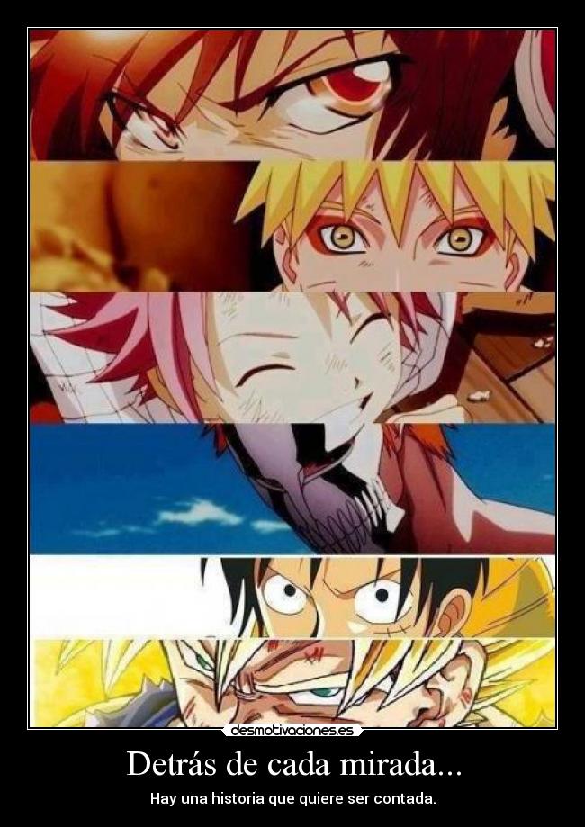 Detrás de cada mirada... -