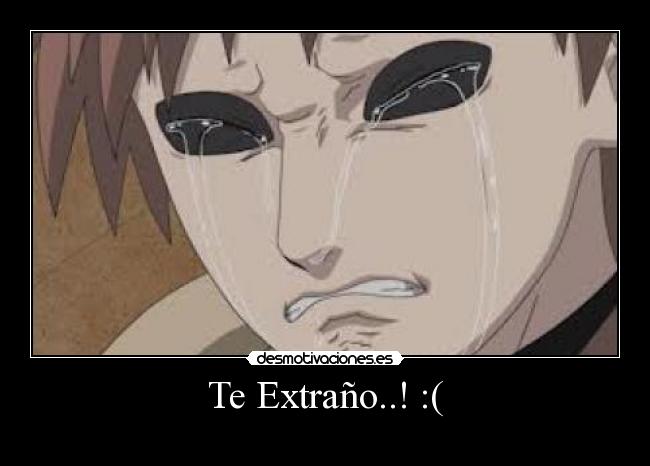Te Extraño..! :( -
