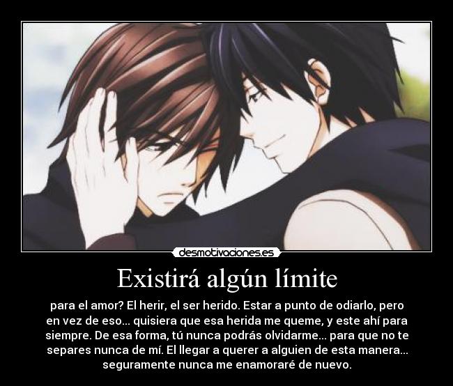 Existirá algún límite -