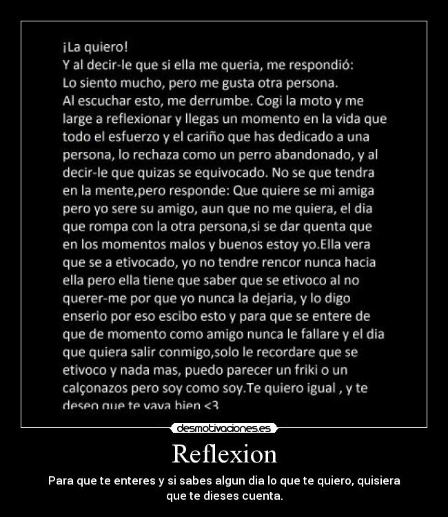 Reflexion -