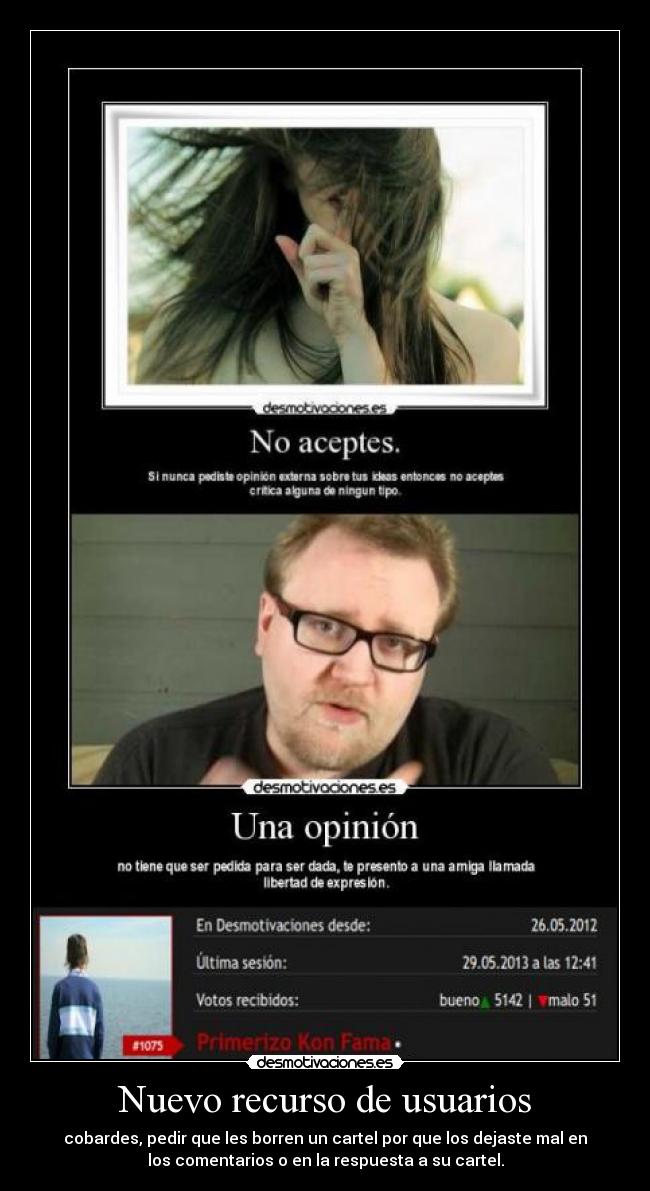 Nuevo recurso de usuarios -