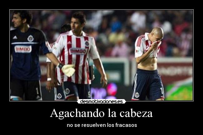 Agachando la cabeza - no se resuelven los fracasos