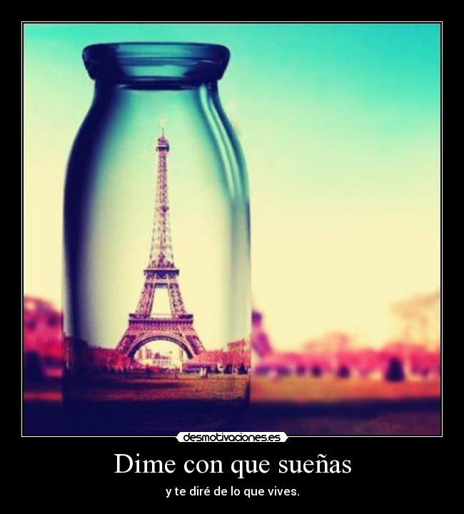 carteles paris dream desmotivaciones