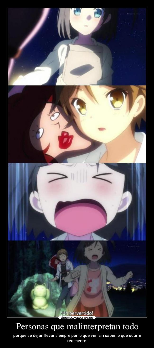 Personas que malinterpretan todo -