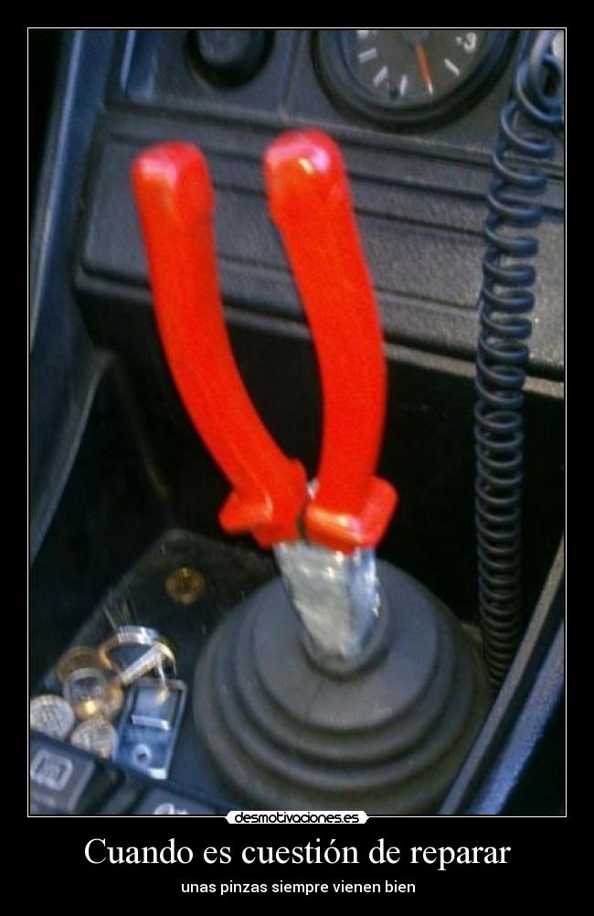 Cuando es cuestión de reparar -