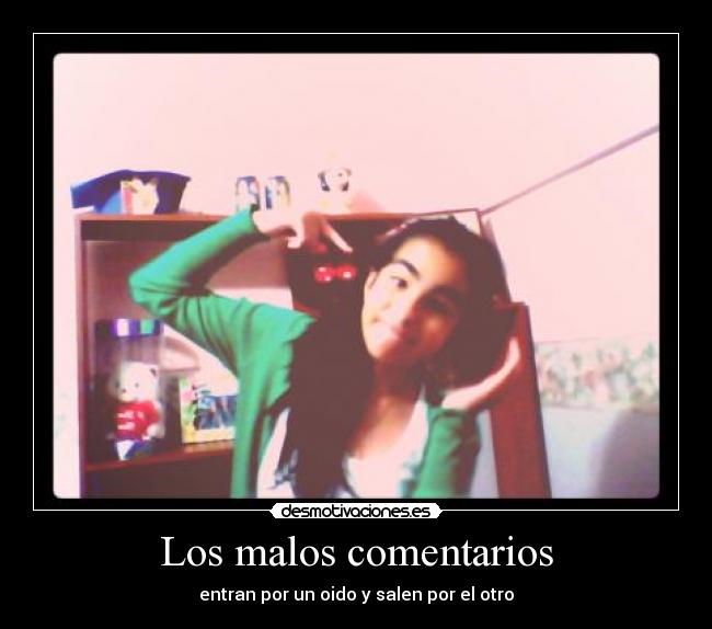 Los malos comentarios -