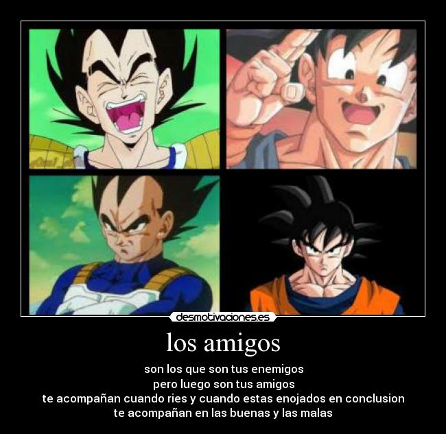 carteles amigos dbz desmotivaciones