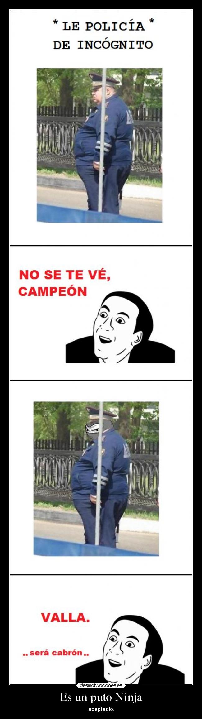 Es un puto Ninja - aceptadlo.