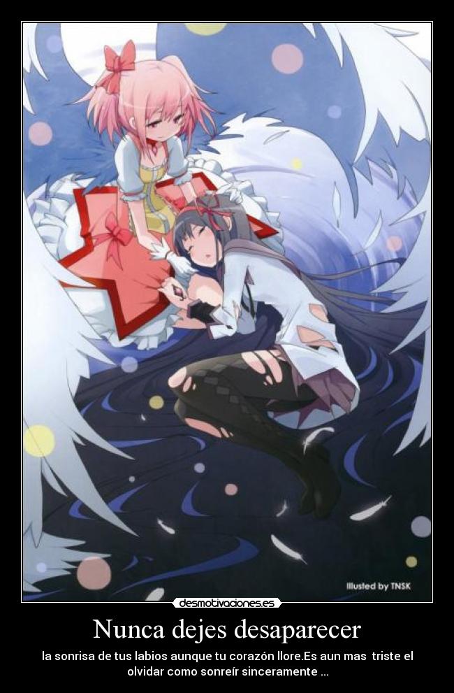Nunca dejes desaparecer -