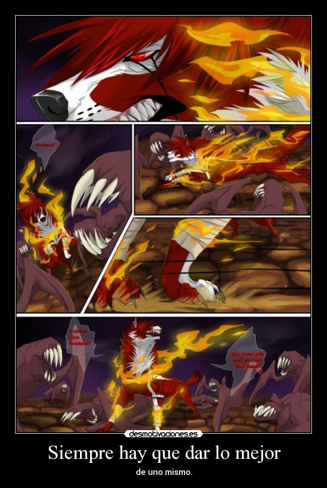 carteles anime otaku perro inuyoukai desmotivaciones