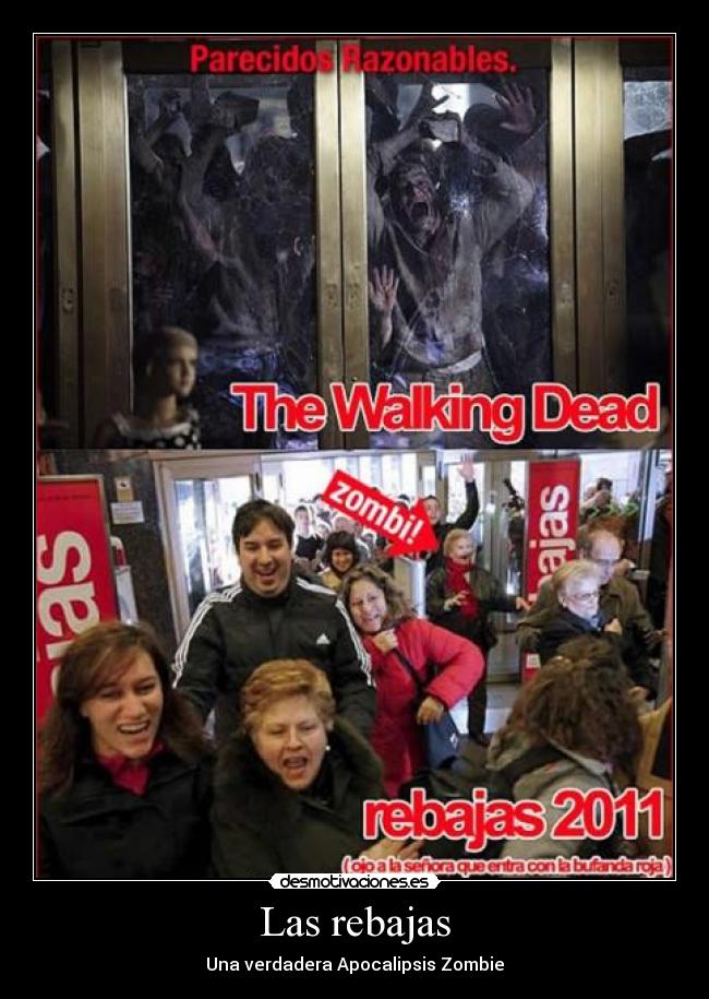 Las rebajas - Una verdadera Apocalipsis Zombie