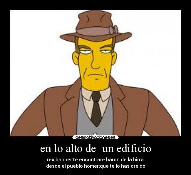 en lo alto de un edificio -