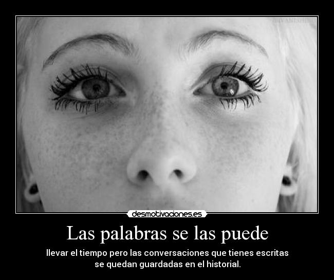 Las palabras se las puede - 