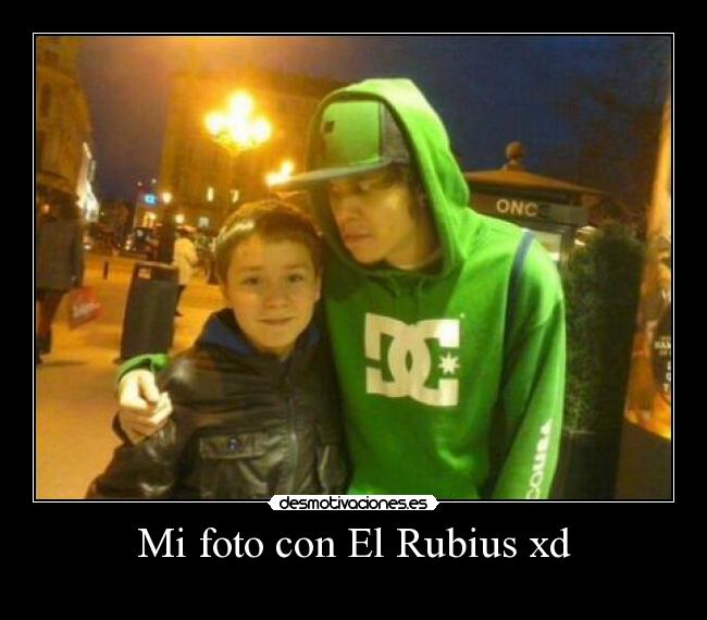 Mi foto con El Rubius xd - 