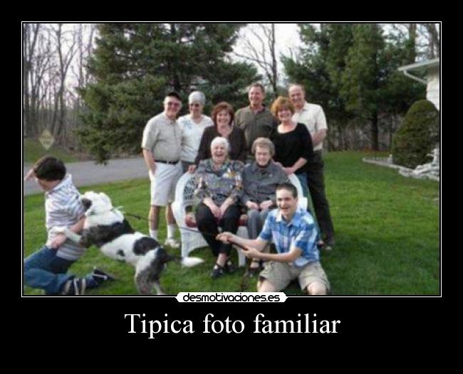Tipica foto familiar - 