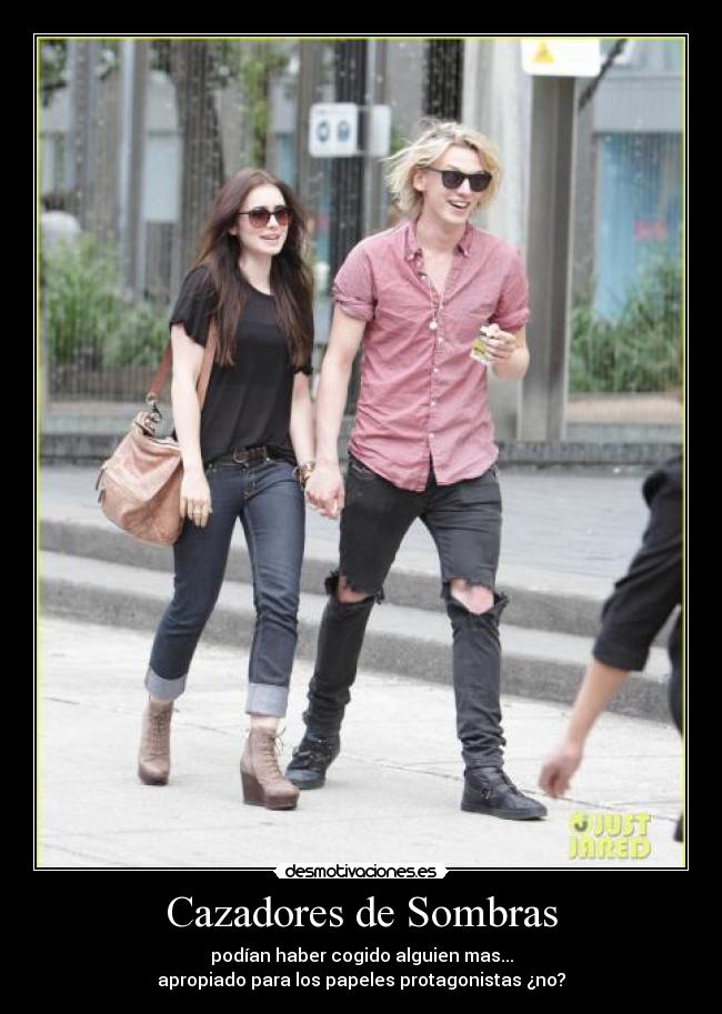 Cazadores de Sombras - podían haber cogido alguien mas...
apropiado para los papeles protagonistas ¿no?