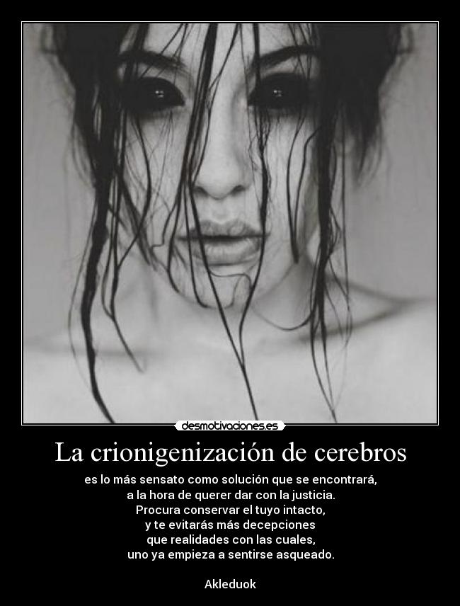 La crionigenización de cerebros - 