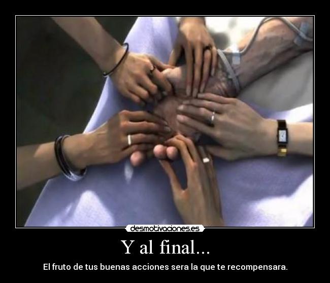 Y al final... - 