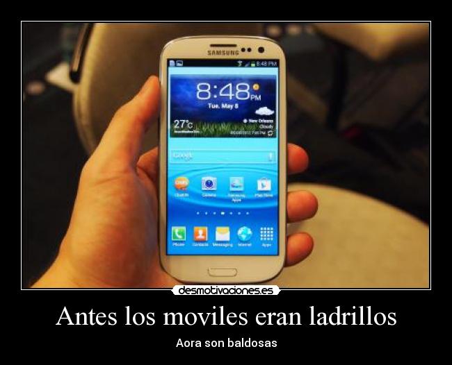 Antes los moviles eran ladrillos - 