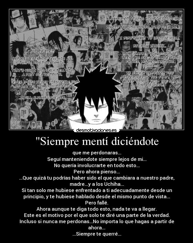 Siempre mentí diciéndote -