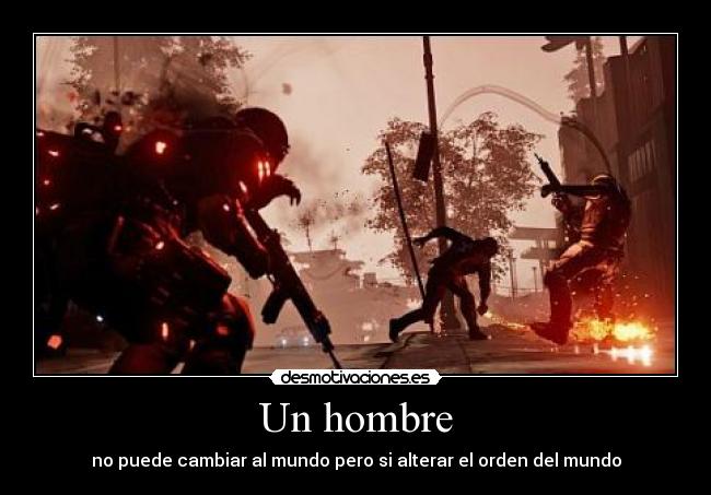 Un hombre -