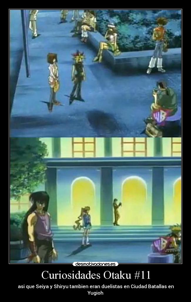 carteles yugioh yugi muto saint seiya seiya shiryu curiosidades echos reales infancia desmotivaciones