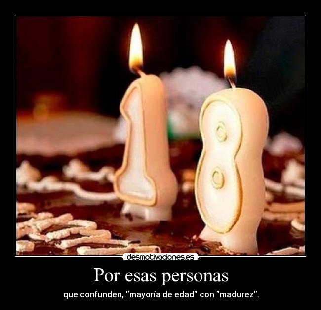 Por esas personas -