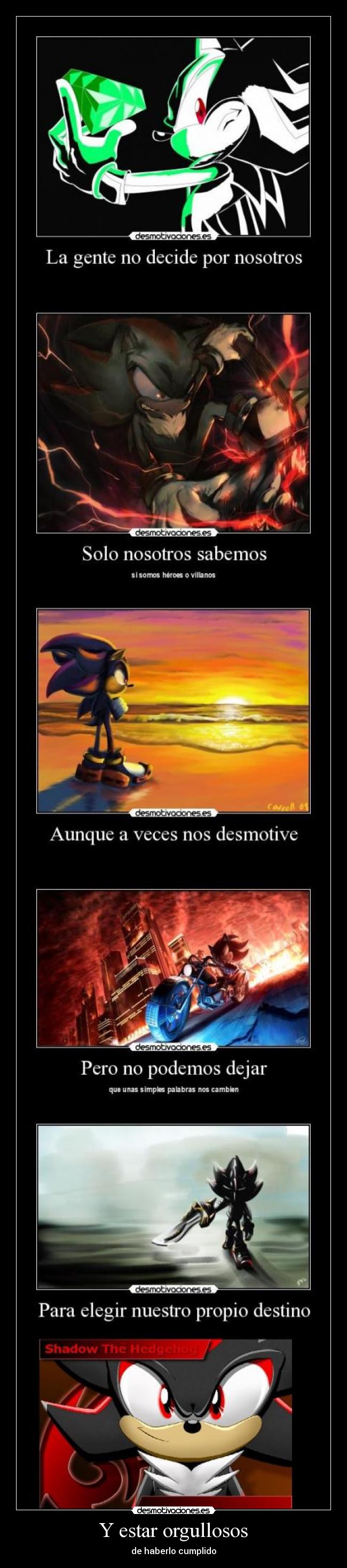 Y estar orgullosos - 