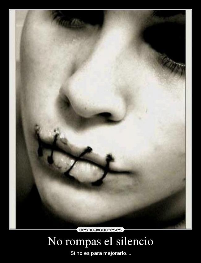carteles silencio patatasesina desmotivaciones