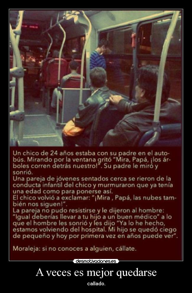 A veces es mejor quedarse -