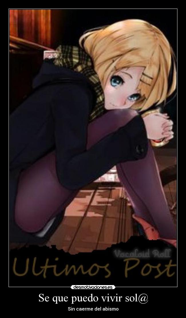 Se que puedo vivir sol@ -