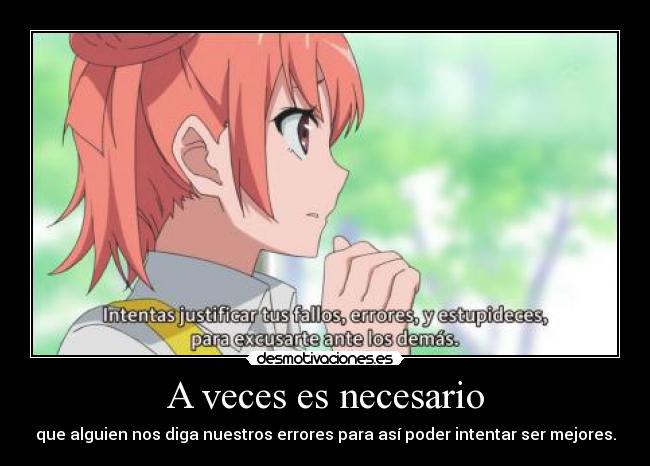 A veces es necesario -