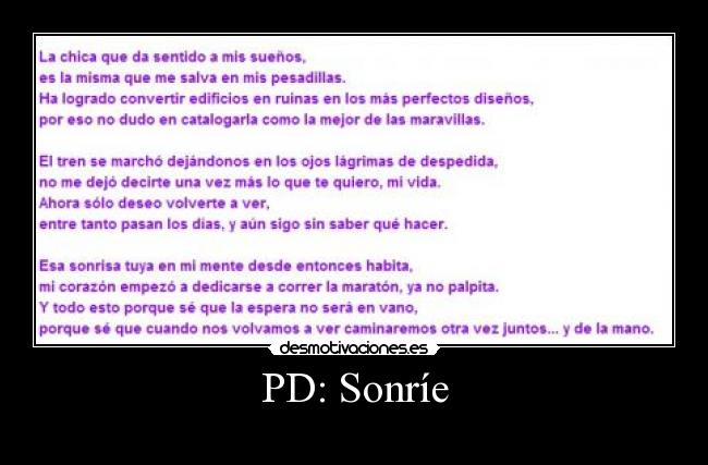 PD: Sonríe - 