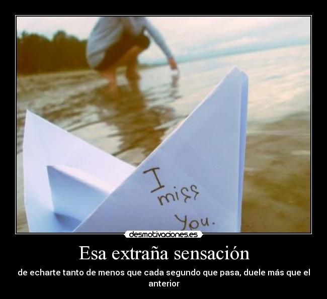 Esa extraña sensación - 