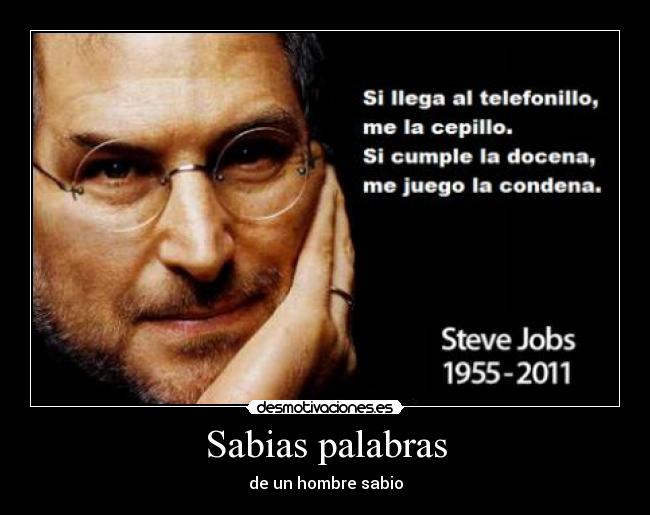 Sabias palabras - de un hombre sabio