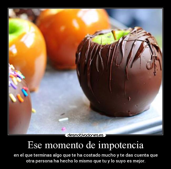 Ese momento de impotencia - 