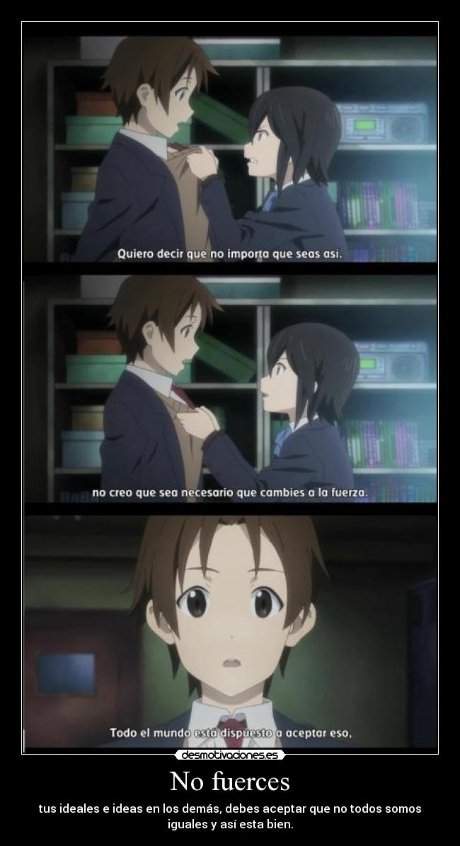 No fuerces -