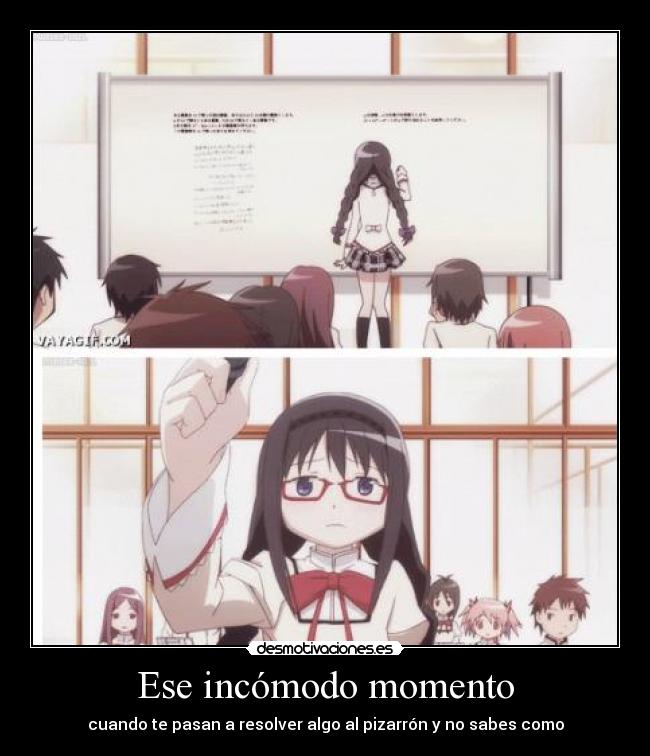 Ese incómodo momento -