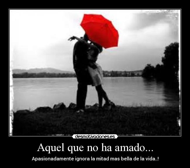Aquel que no ha amado... -