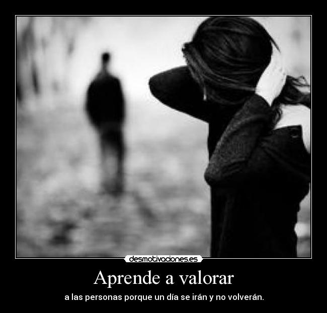Aprende a valorar - 