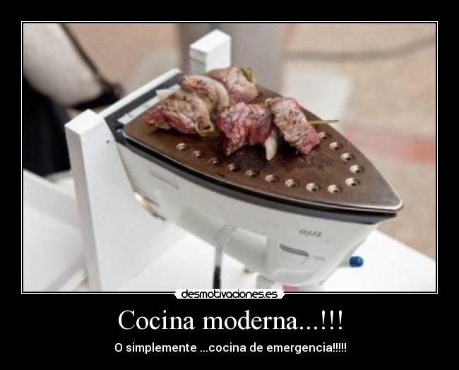 Cocina moderna...!!! - O simplemente ...cocina de emergencia!!!!!